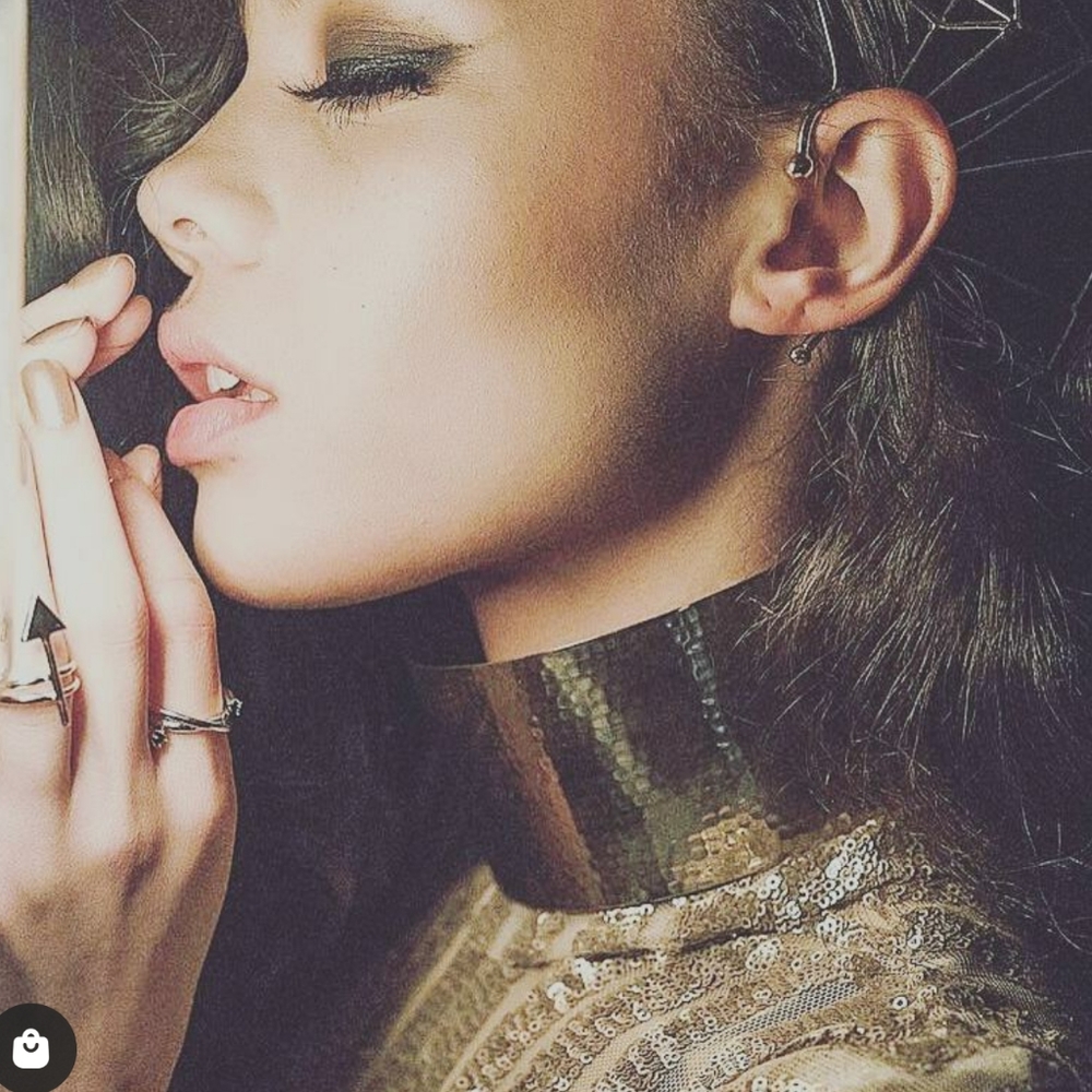 Hammered brass 3" choker collar necklace bondage
